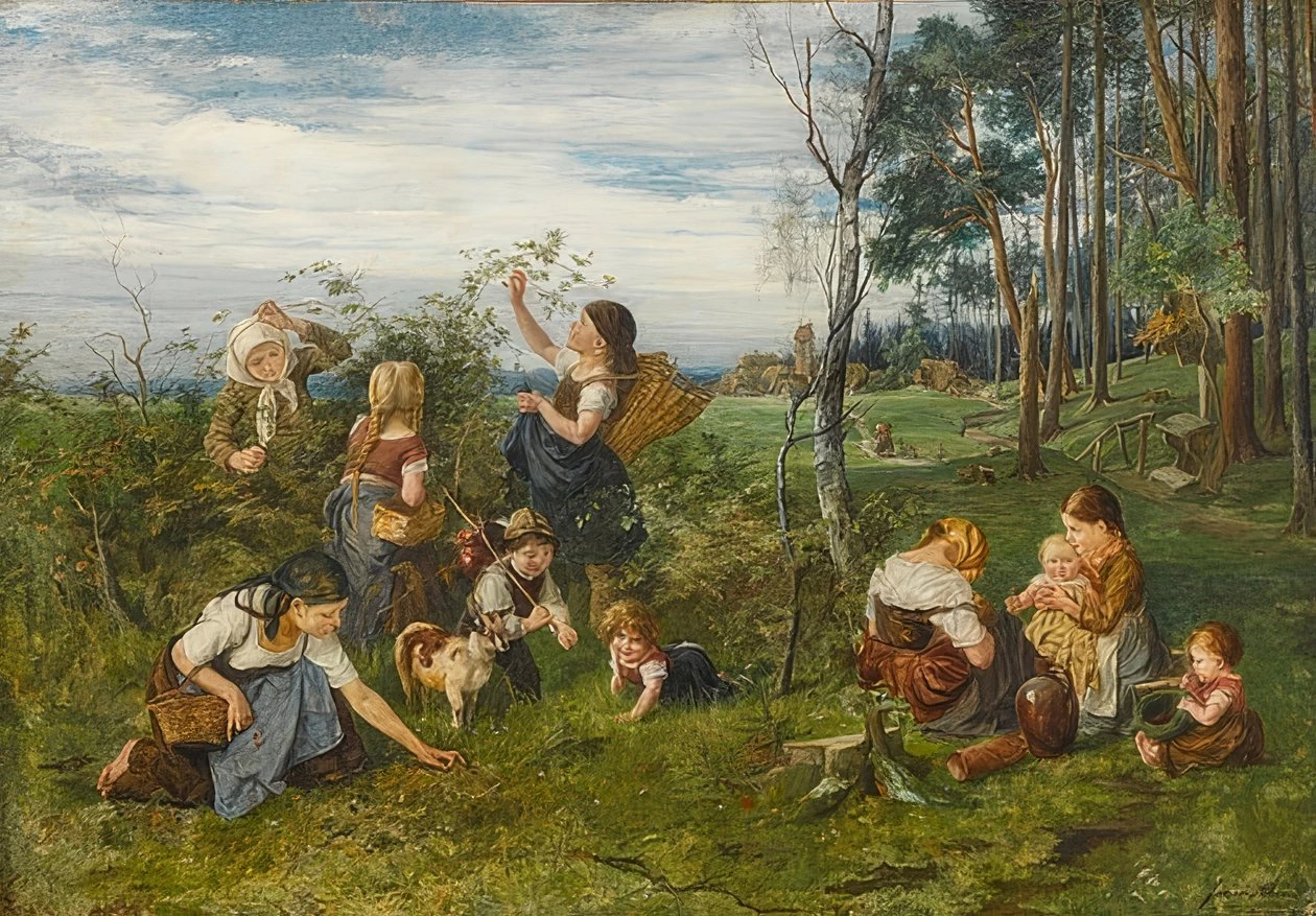 Nei lamponi. 1876